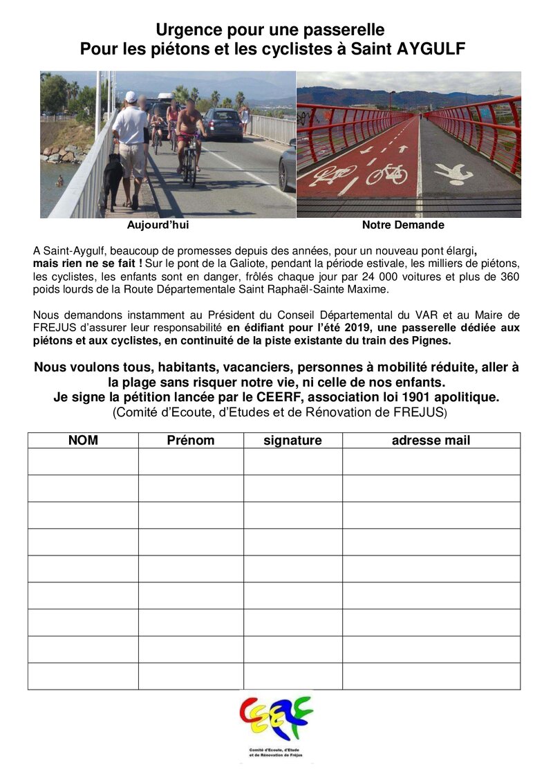 2018 pétition pont