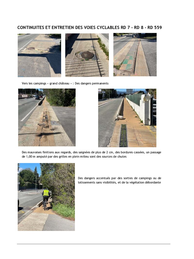 Continuités et entretien pistes