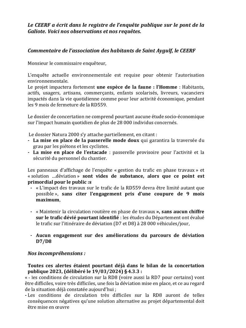 2026-06-19 Commentaire du CEERF